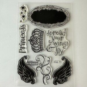 My Acrylix Princess Wings Decorative Stamps Set c1502